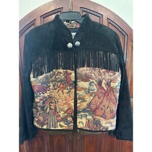 Native Components, Made in America, Suede Jacket, Medium